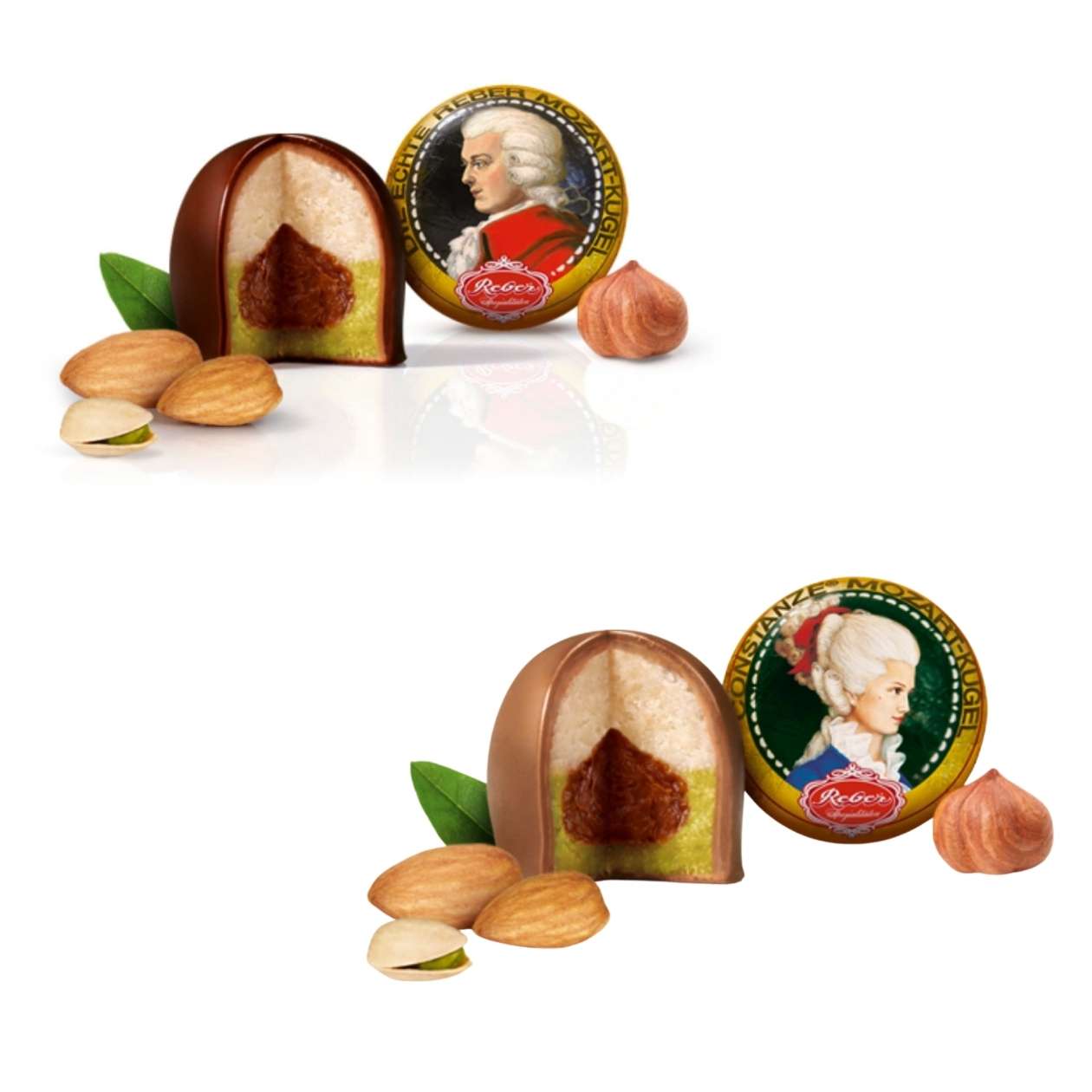 Reber Mozartkugel, Duo mit Constanze, 2x 20 g