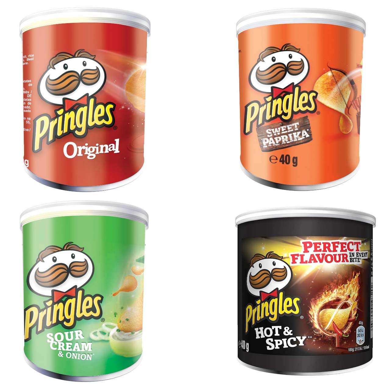 Pringles Hot & Spicy, 40 g