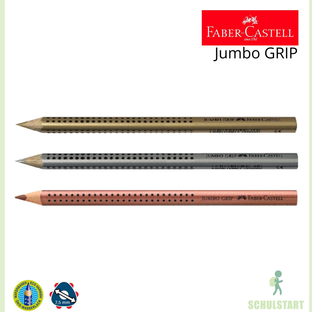 Buntstift kupfer, Faber-Castell Jumbo Grip