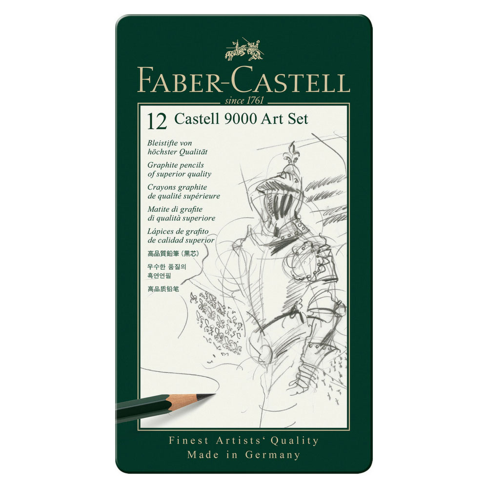 Faber-Castell Bleistift-Set Art, 8B bis 2H