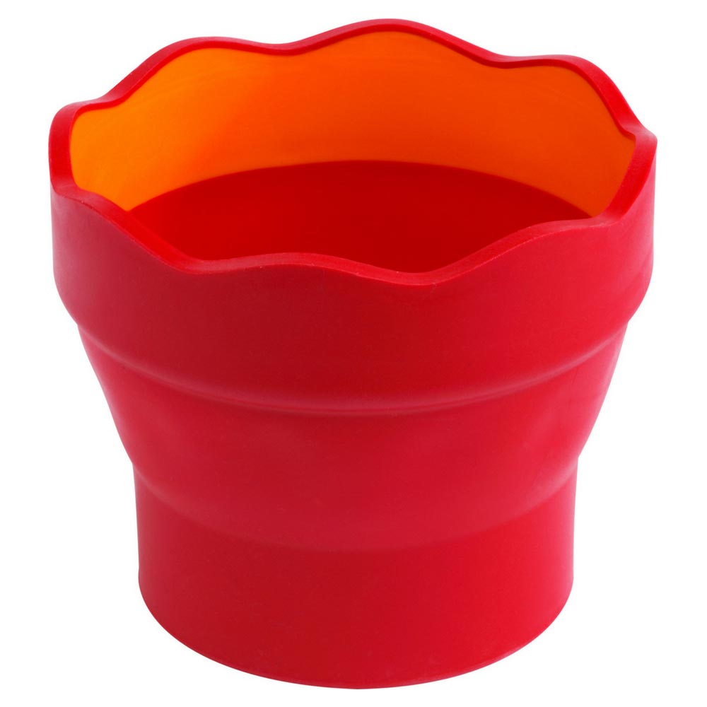 Faber-Castell Wasserbecher Clic&Go, Rot