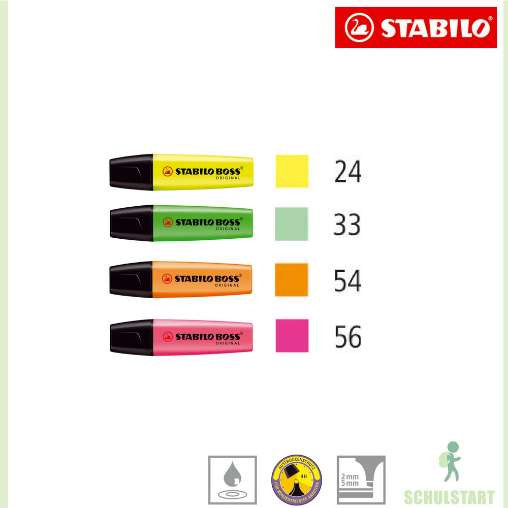 Stabilo Boss 4er Box