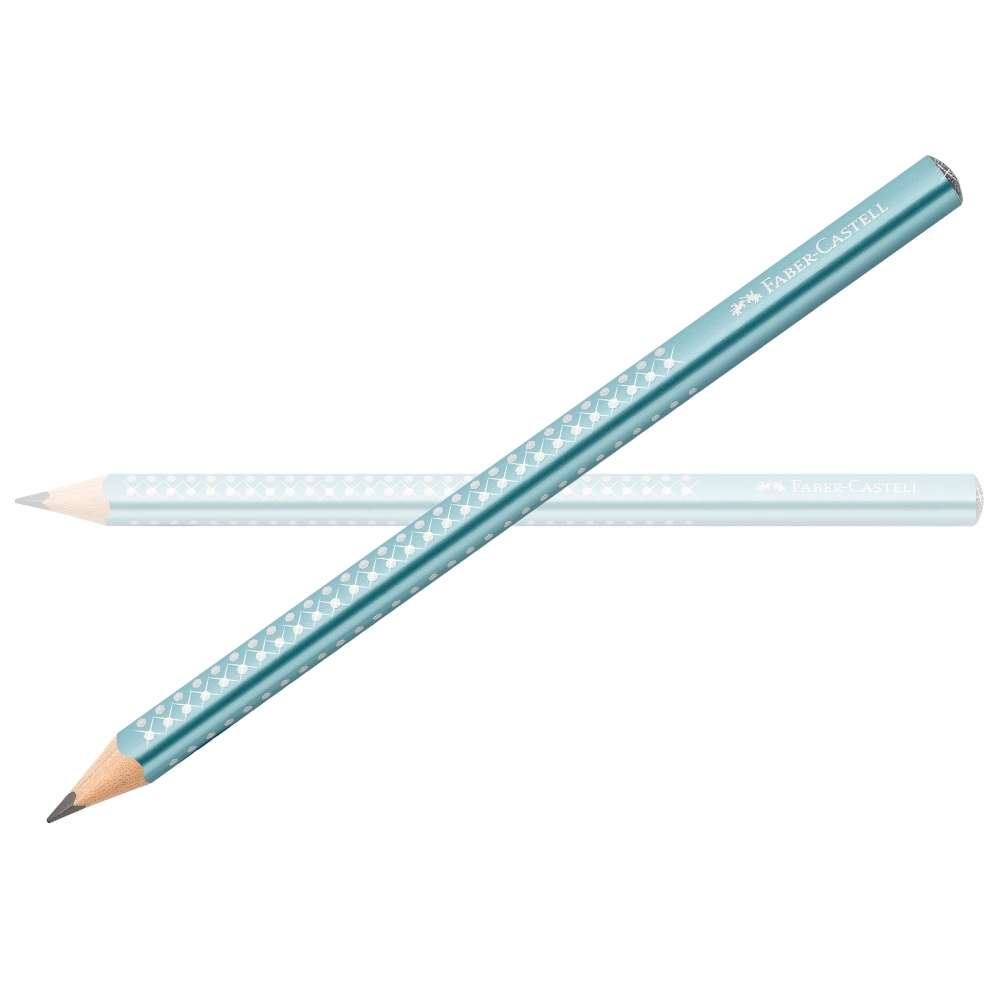 Faber-Castell Sparkle Metallic Jumbo Bleistift, ocean metallic