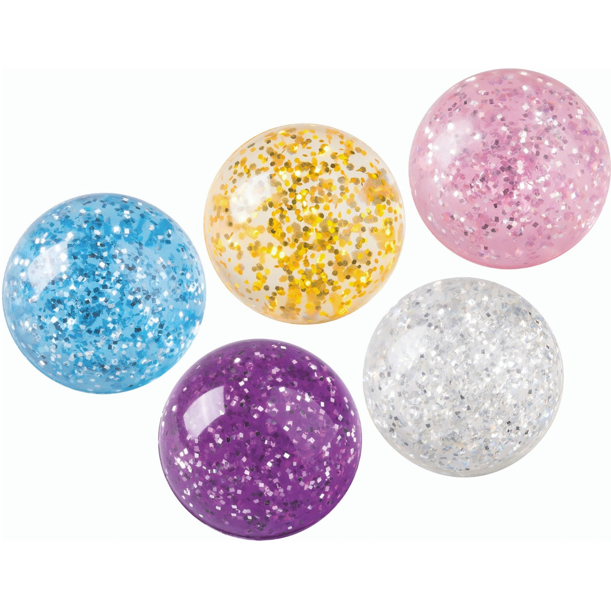 Flummiball Glitter, sortiert