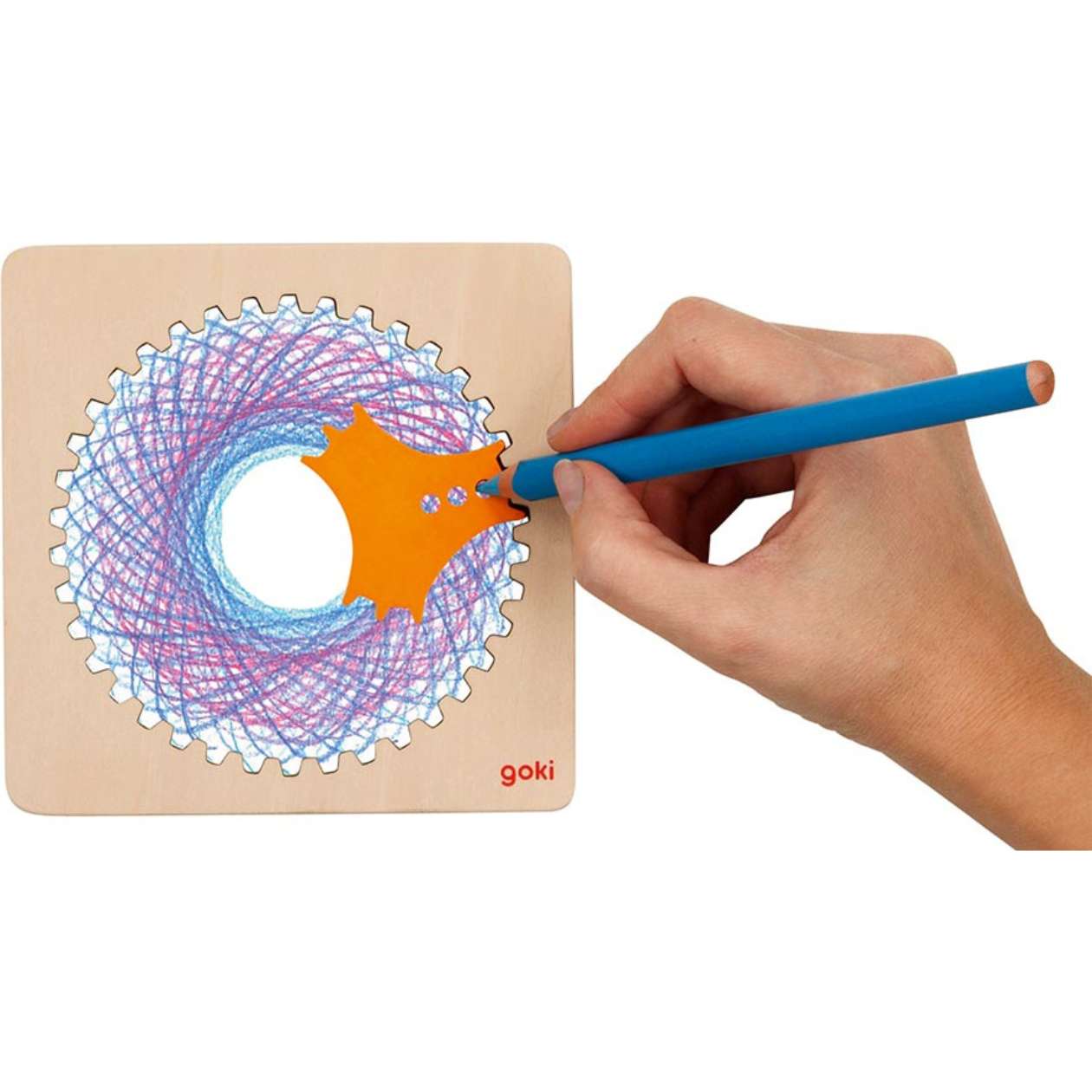 Spirograph aus Holz