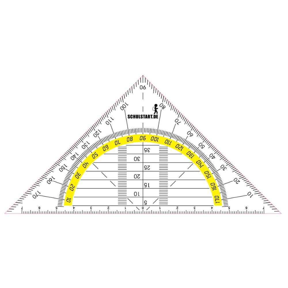 Geometrie-Dreieck, schulstart