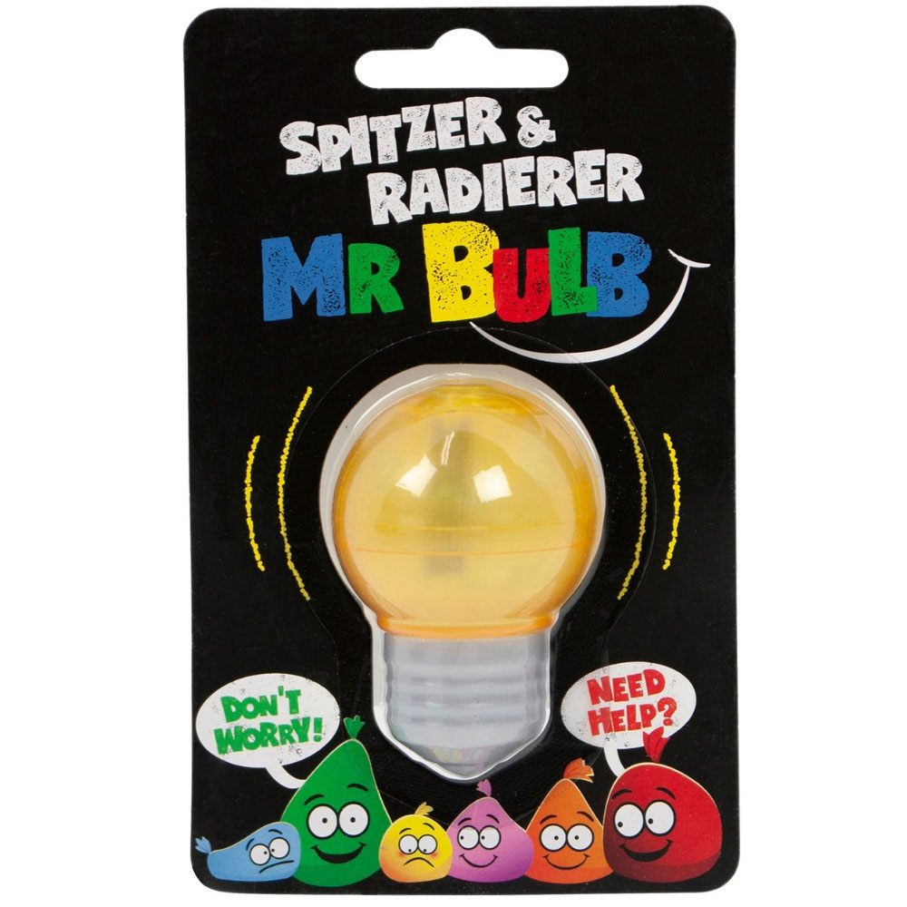 Mr. Bulb Spitzer & Radierer, sortiert