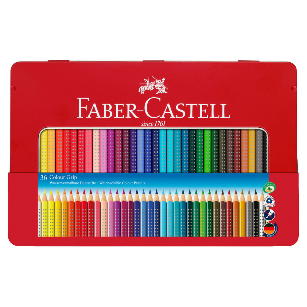 Faber-Castell Colour Grip 36 Farben im Metalletui