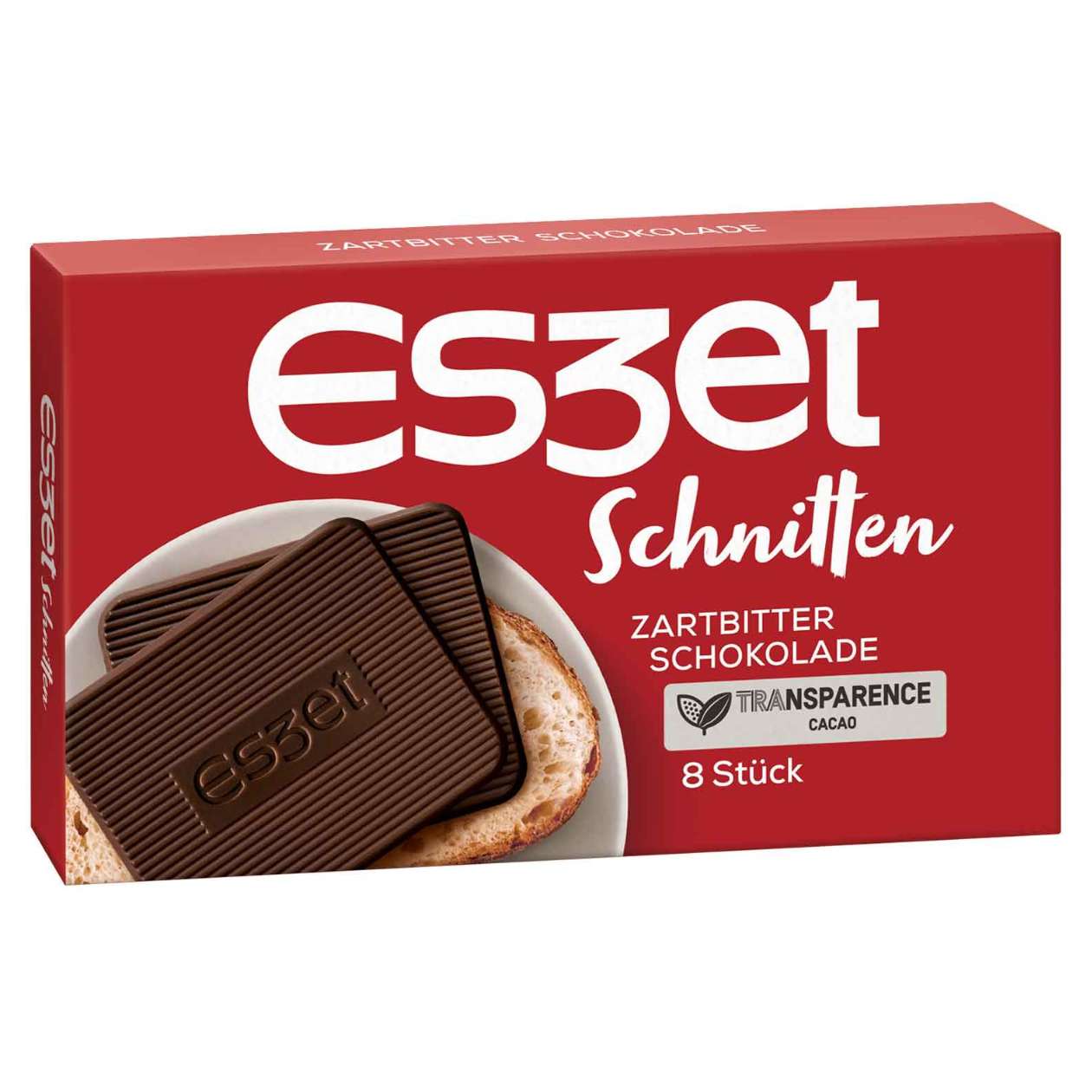 Eszet Schnitten Zartbitter Schokolade