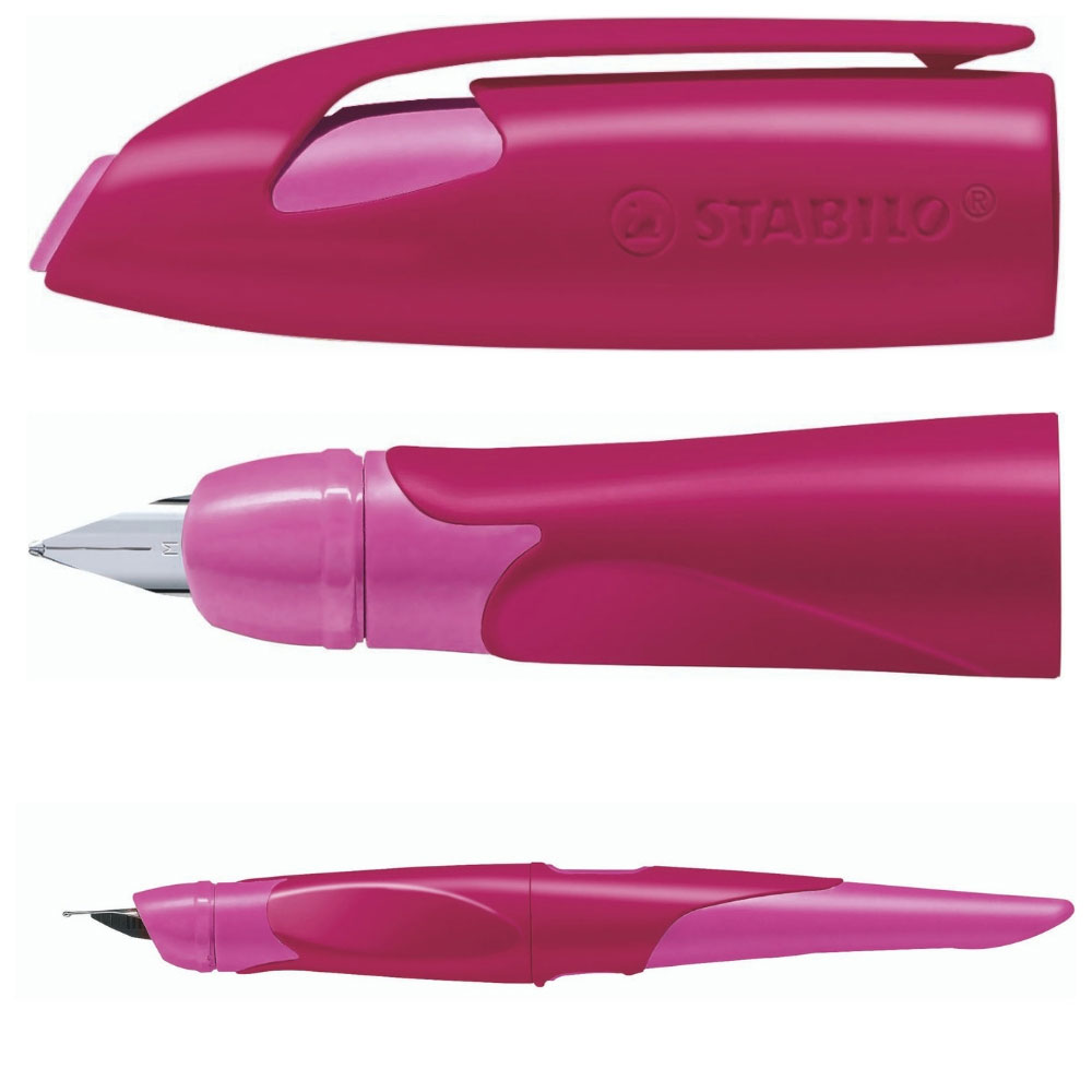 Stabilo EASYbirdy, Rechtshänder Feder M, beere/pink