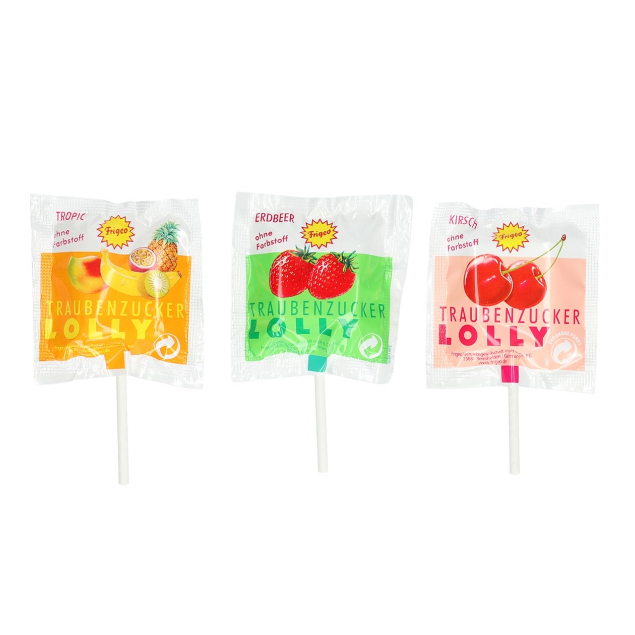 Traubenzucker Lolly, einzeln