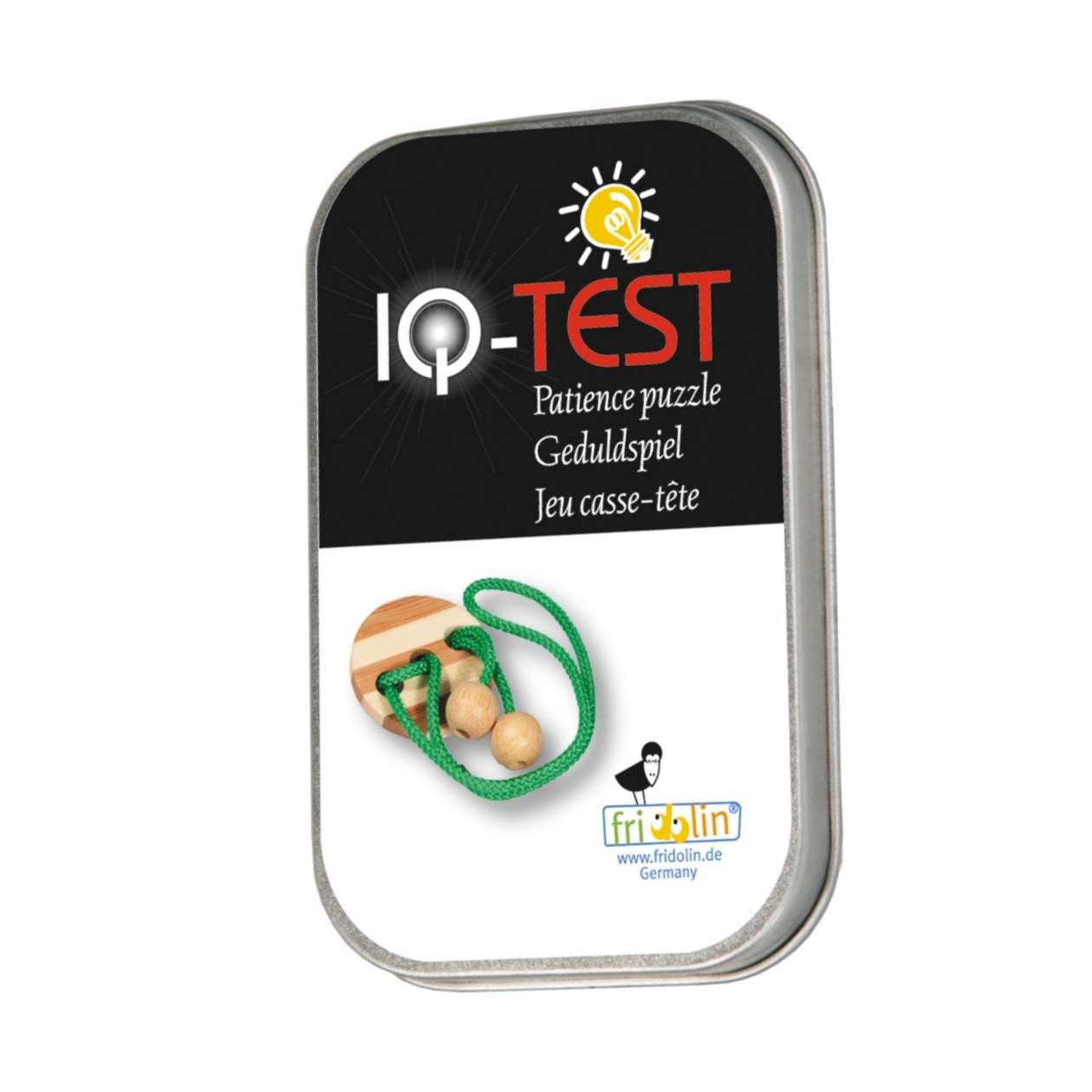 IQ-Test Schnurpuzzle, sortiert