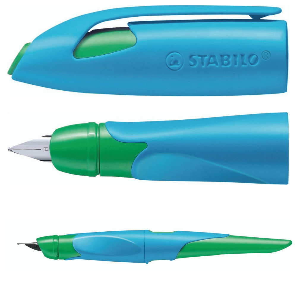 Stabilo EASYbirdy, Rechtshänder Feder M, blau/grün