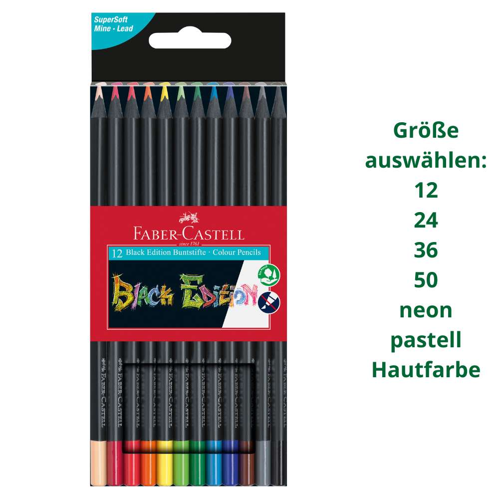 Faber-Castell Black Edition, verschiedene Größen