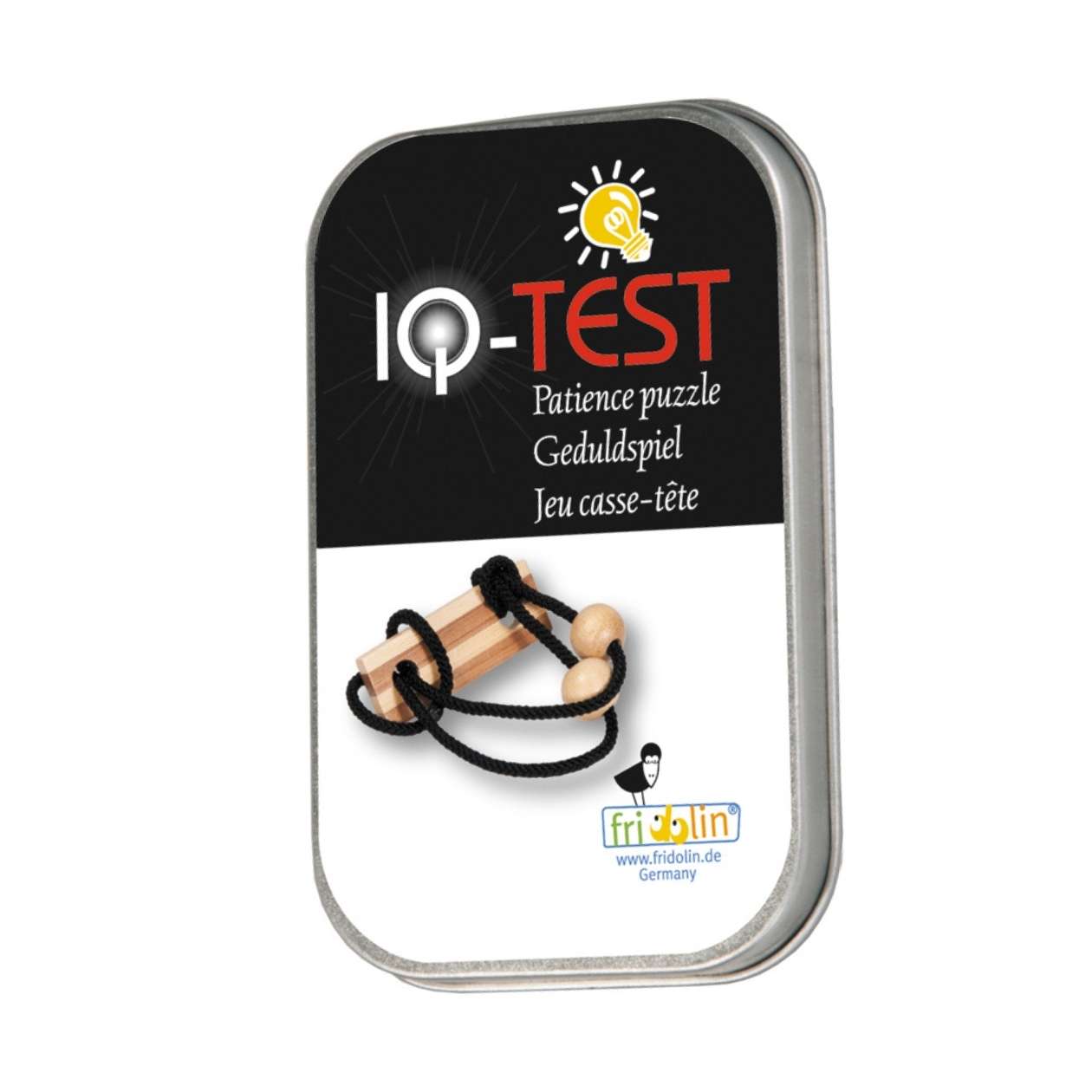 IQ-Test Schnurpuzzle, sortiert