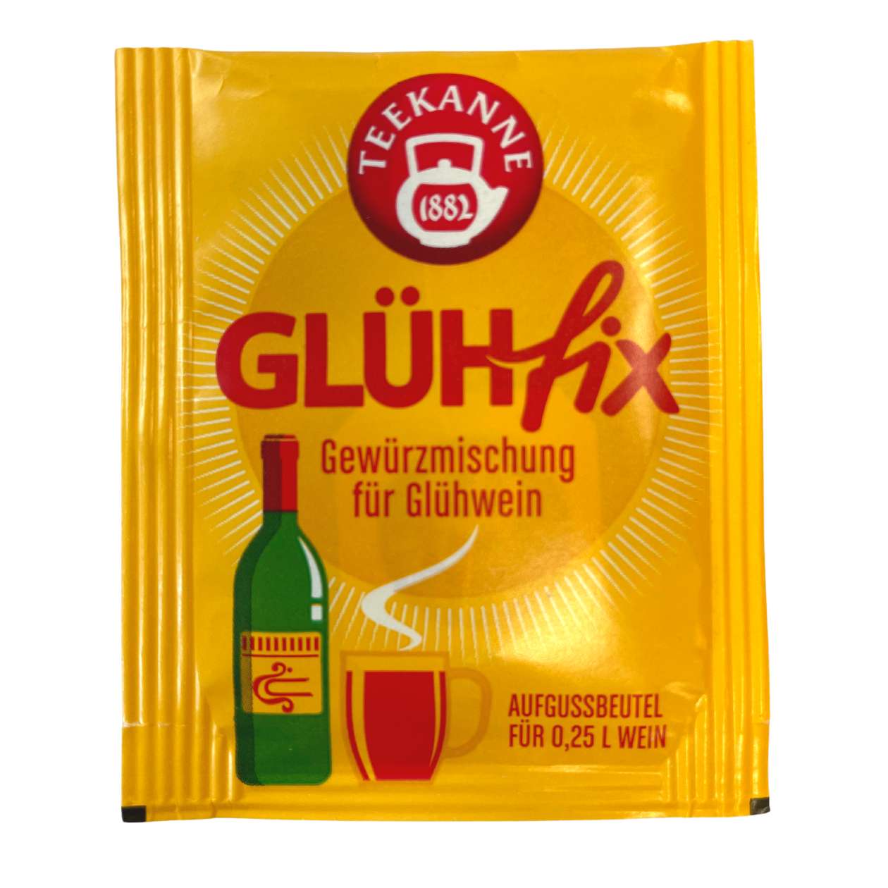 Glühfix, Teekanne, 1 Beutel