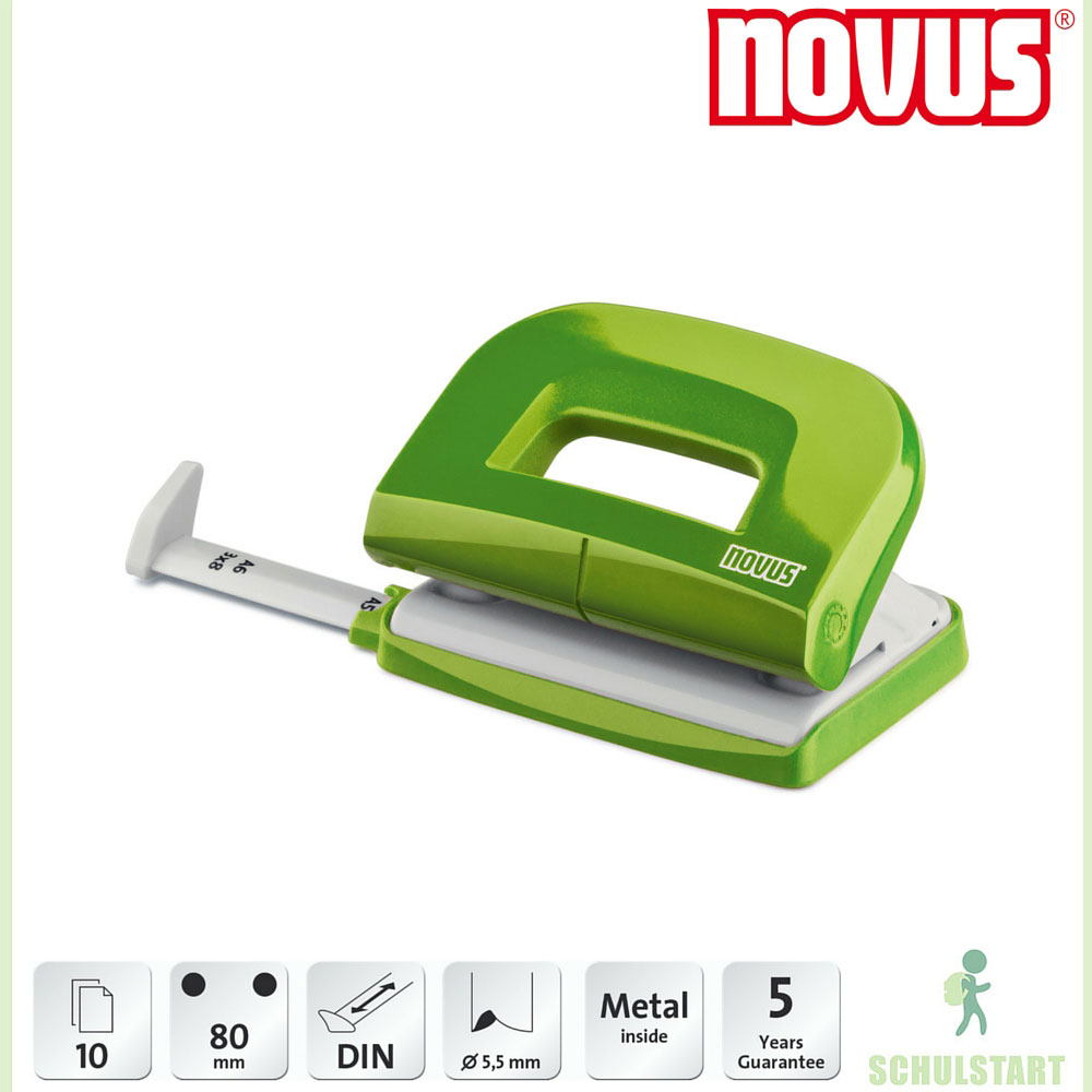 Locher Tacker Set Novus grün