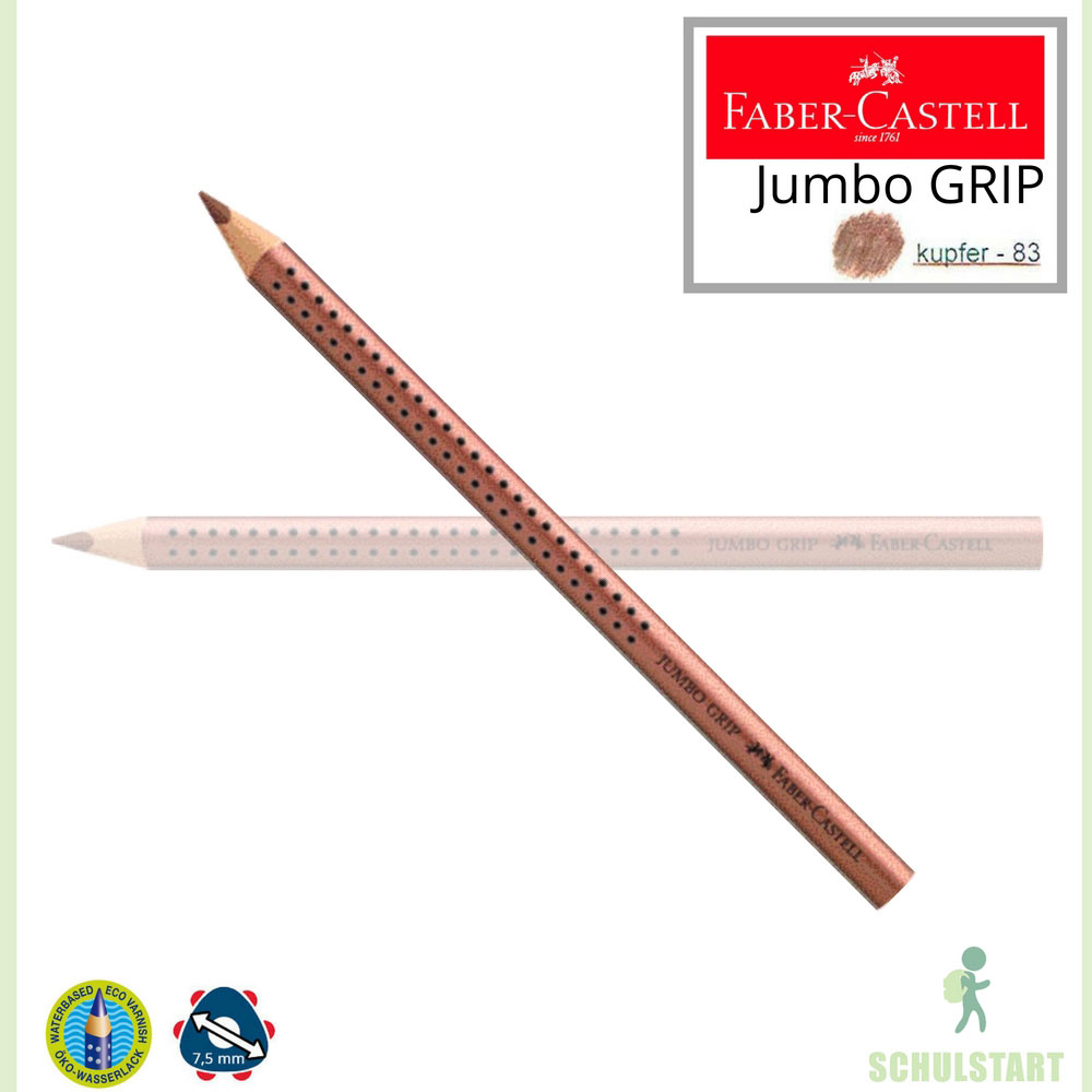 Buntstift kupfer, Faber-Castell Jumbo Grip