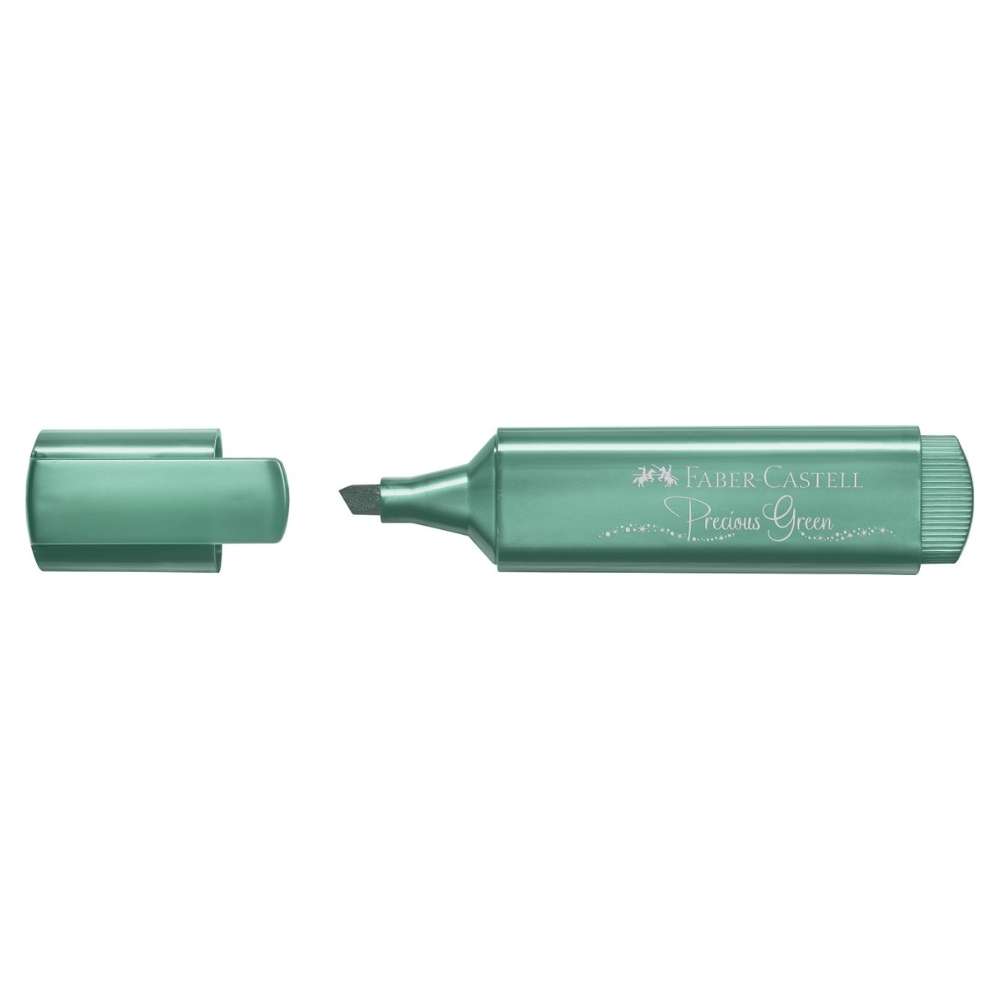 Metallic Textmarker Faber-Castell, precious green