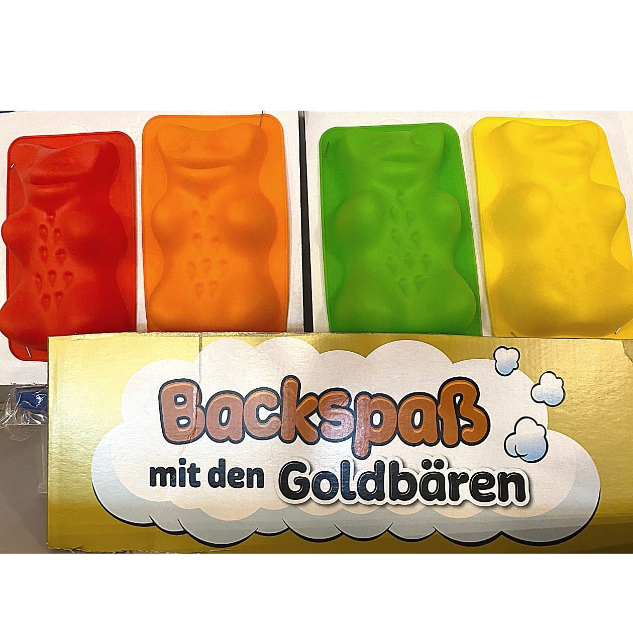 Haribo Backform Goldbär, verschiedene Farben