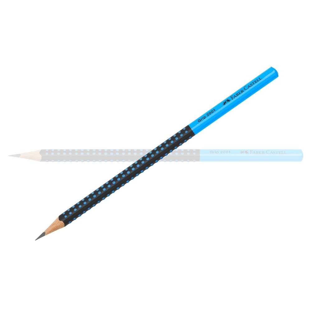 Bleistift HB Grip Faber-Castell, schwarz-blau