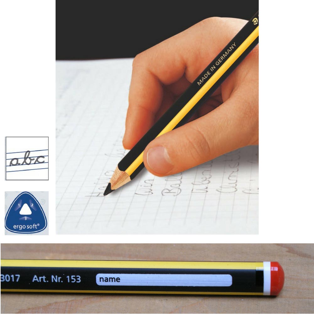 Staedtler Bleistift Noris ergosoft Jumbo, 2B-Mine