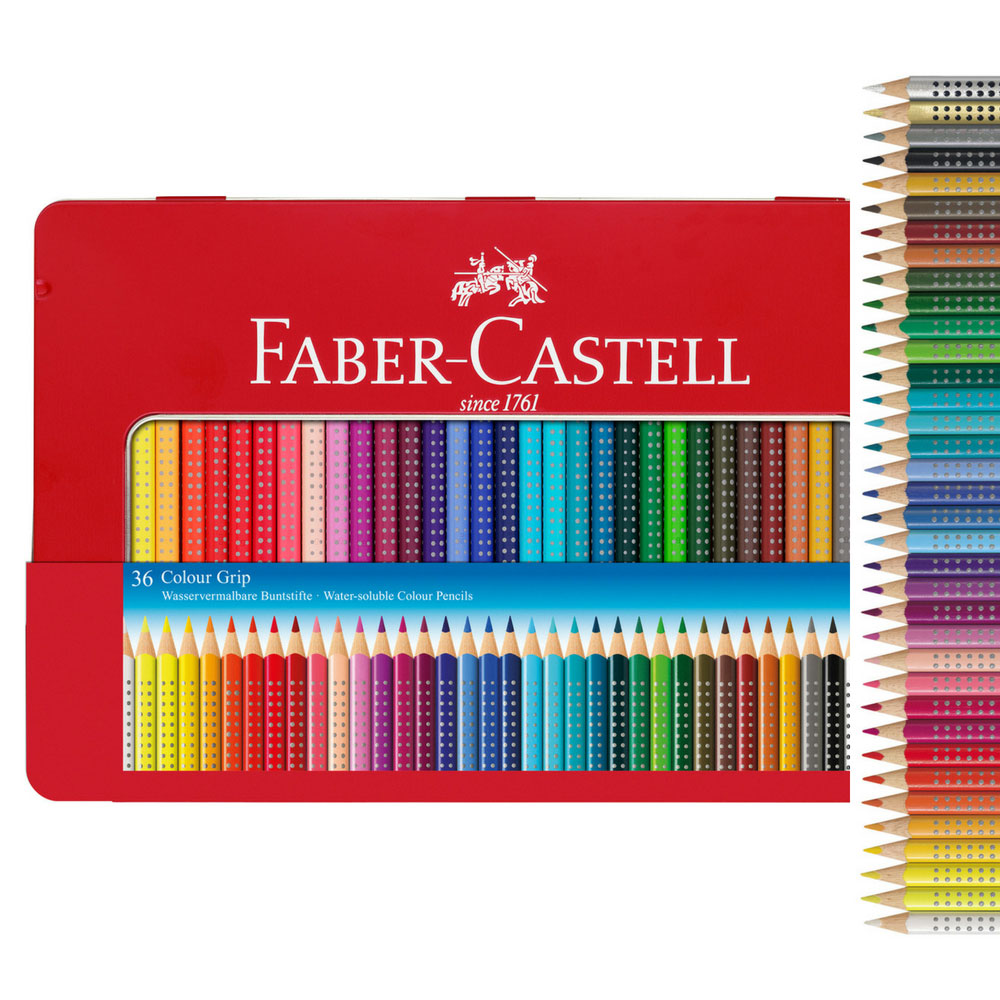 Faber-Castell Colour Grip 36 Farben im Metalletui