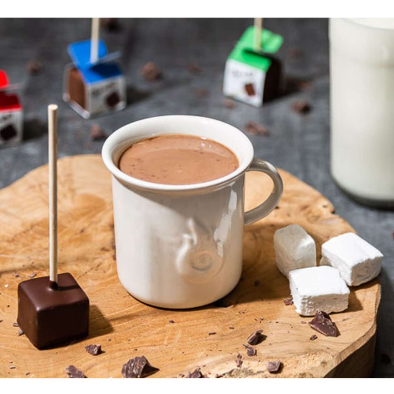 Trinkschokolade am Stiel, Vanille, Choc-o-Lait