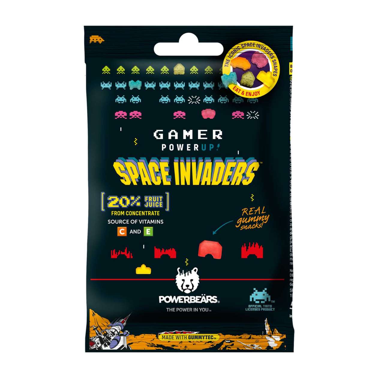 Space Invaders Powerbeärs, 50 g